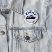 Reisleider Knop Naam Cadeau Ronde Button 5,7 Cm (In situ)