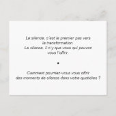 Reisles: Ontdek stilte Briefkaart (Achterkant)