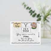 Reisles: Ontdek stilte Briefkaart (Staand voorkant)