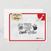 Reislessen: Japanse hack Briefkaart (Voorkant / Achterkant)