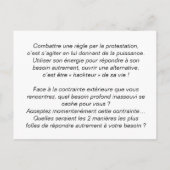 Reislessen: Japanse hack Briefkaart (Achterkant)