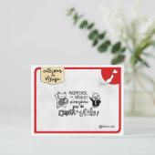 Reislessen: Japanse hack Briefkaart (Staand voorkant)