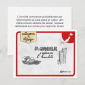 Reislessen: Japanse nederigheid Briefkaart (Voorkant / Achterkant)