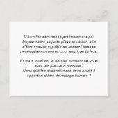 Reislessen: Japanse nederigheid Briefkaart (Achterkant)