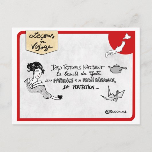 Reislessen: Maak rituelen Briefkaart (Voorkant)