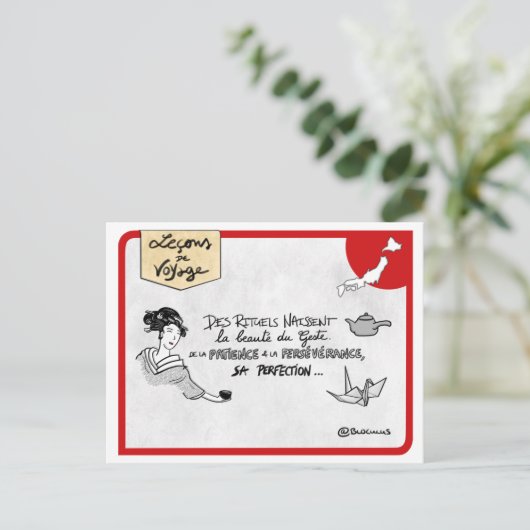 Reislessen: Maak rituelen Briefkaart (Staand voorkant)