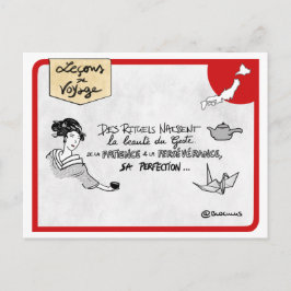 Reislessen: Maak rituelen Briefkaart