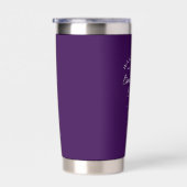 Reisliefde, Leef Lach Verken, Paarse Geïsoleerde Drinkbeker (Rechts)