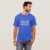 Reisliefhebber must-have t-shirt (Voorkant volledig)
