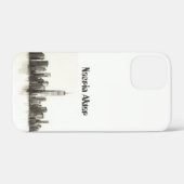 Reisliefhebber personaliseer je naam Case-Mate iPhone case (Achterkant (horizontaal))