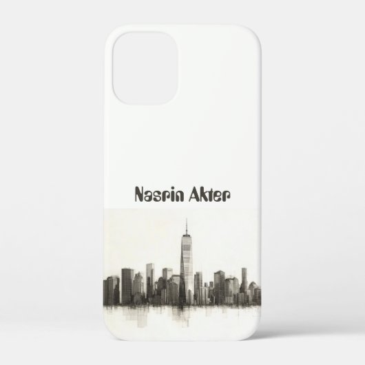 Reisliefhebber personaliseer je naam Case-Mate iPhone case (Achterkant)