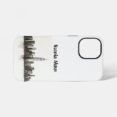 Reisliefhebber personaliseer je naam iPhone hoesje (Achterkant horizontaal)