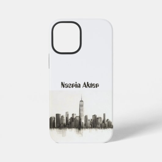 Reisliefhebber personaliseer je naam iPhone hoesje (Achterkant)