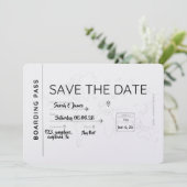 reisliefhebber save the date instapkaart (Staand voorkant)