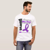 Reislint voor pancreaskanker (pap) t-shirt (Voorkant volledig)