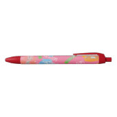Reislocaties Patroon Zwarte Inkt Pen (Bovenkant)