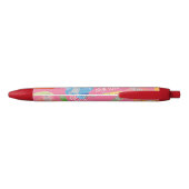 Reislocaties Patroon Zwarte Inkt Pen (Achterkant)
