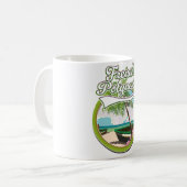 Reislogo Frans-Polynesië. Koffiemok (Voorkant links)