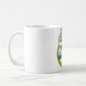 Reislogo Frans-Polynesië. Koffiemok (Links)