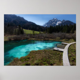 Reislust bij Zelenci, Slovenië Poster