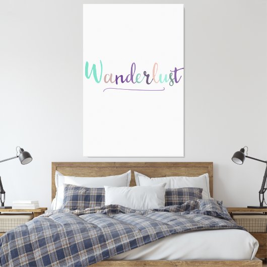 Reislust Canvas Afdruk (Insitu (Slaapkamer))