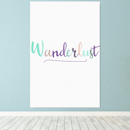 Reislust Canvas Afdruk (Insitu (Houten vloer))