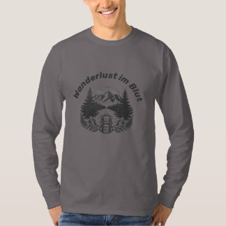 Reislust in het bloed – Retro Wandelshirt T-shirt