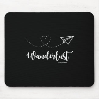 Reislust - Reizen - Motiverende Grafische T-shirt Muismat