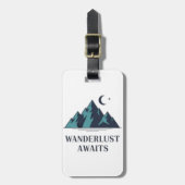 Reislust wacht bagagelabel (Voorkant verticaal)