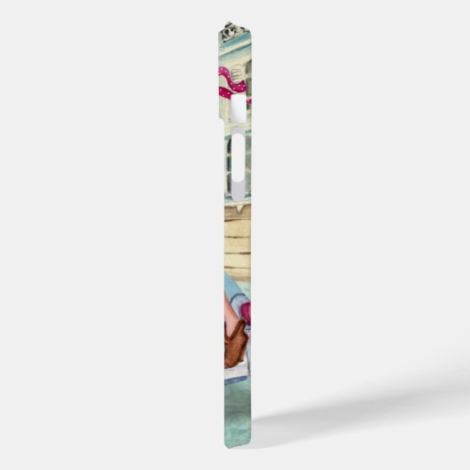 Reismeisje in Parijs | Iphone 7 hoesje (Achterkant / Links)