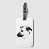 Reismerk, Schone Hond Bagagelabel (Voorkant (verticaal))