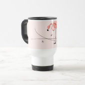 reismok Flamingos Pink Trio 3 Reisbeker (Voorkant links)