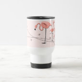 reismok Flamingos Pink Trio 3 Reisbeker (Center)