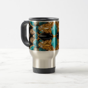 Reismok met Bahama's Kleuren Design Reisbeker