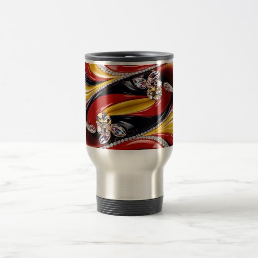 Reismok met Belgisch Kleuren Ontwerp Reisbeker (Center)