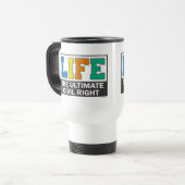 Reismok met een pro-life boodschap. reisbeker (Voorkant links)