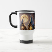 Reismok met handvat gnoom hutten maanlicht reisbeker (Links)