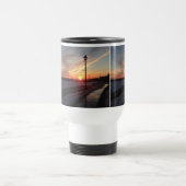 Reismok met handvat zonsondergang foto mooi reisbeker (Center)