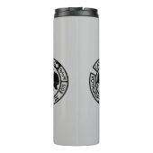 Reismok met kanopaden trainingspatches thermosbeker (Achterkant)