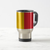 Reismok met vlag van België Reisbeker (Voorkant rechts)