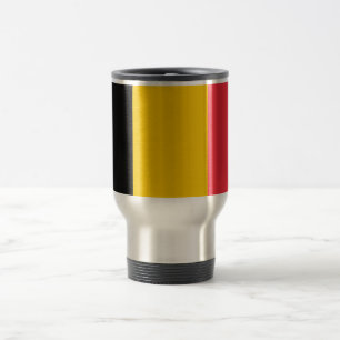 Reismok met vlag van België Reisbeker
