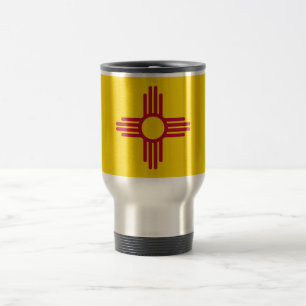 Reismok met vlag van de staat New Mexico - Verenig Reisbeker