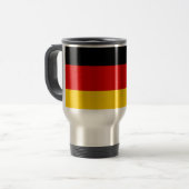Reismok met vlag van Duitsland Reisbeker (Voorkant links)