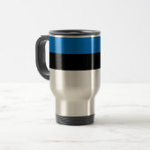 Reismok met vlag van Estland Reisbeker (Voorkant links)