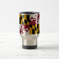 Reismok met vlag van Maryland State - Verenigde St