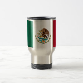 Reismok met vlag van Mexico Reisbeker