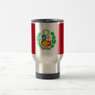 Reismok met vlag van Peru Reisbeker