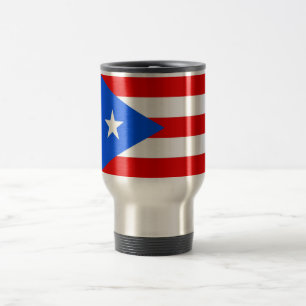 Reismok met vlag van Puerto Rico - Verenigde State Reisbeker