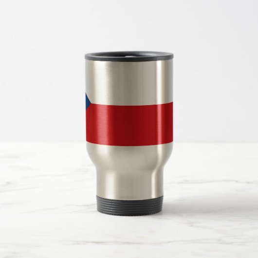 Reismok met vlag van Tsjechië Reisbeker (Center)