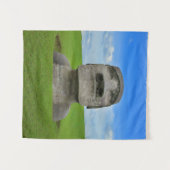 Reismonument voor moaïsche standplaats op eiland wandkleed (Voorkant (horizontaal))